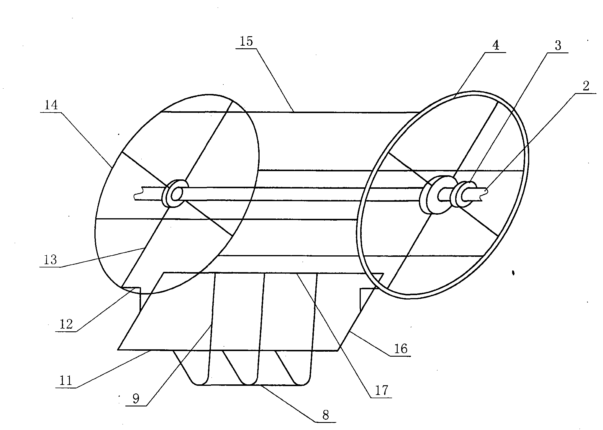 Dish-washing machine assembled with cradle-type plate rack