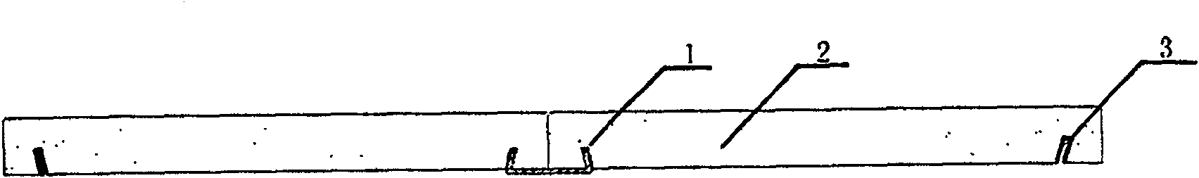 Wedging floor structure and assembling method