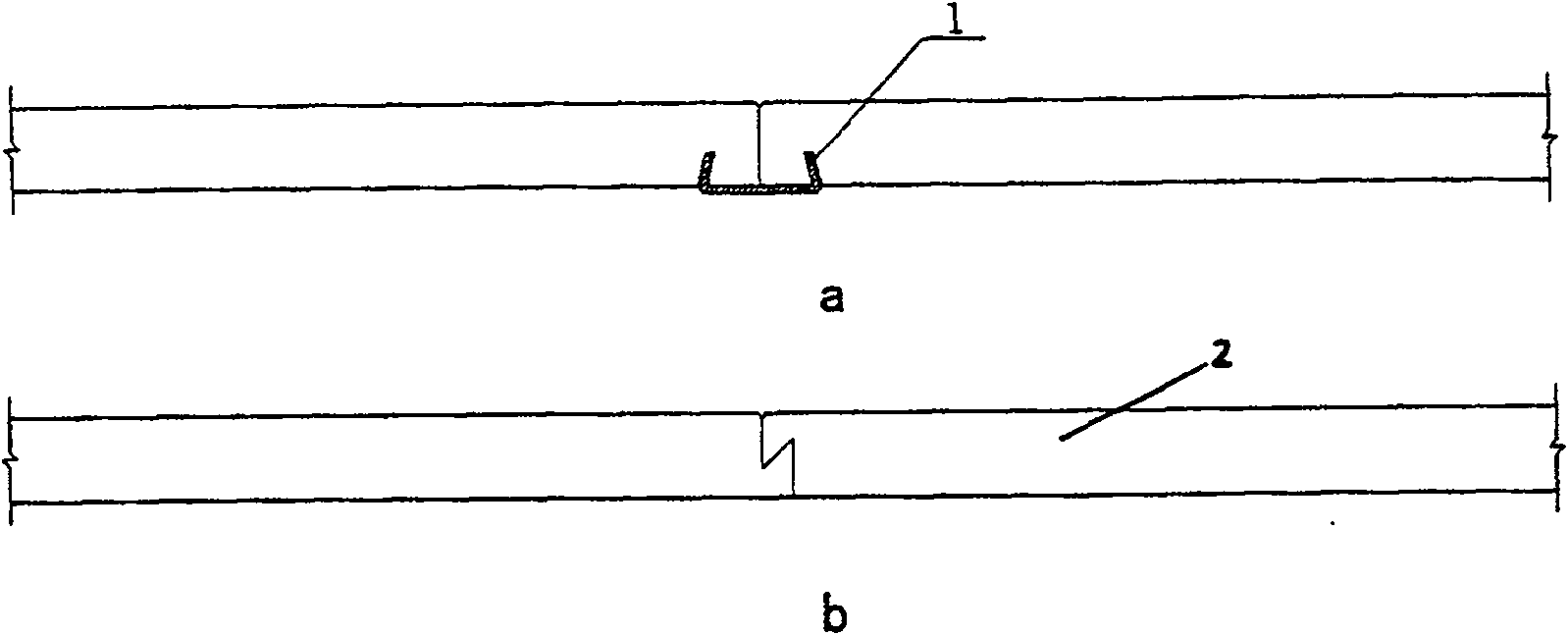 Wedging floor structure and assembling method