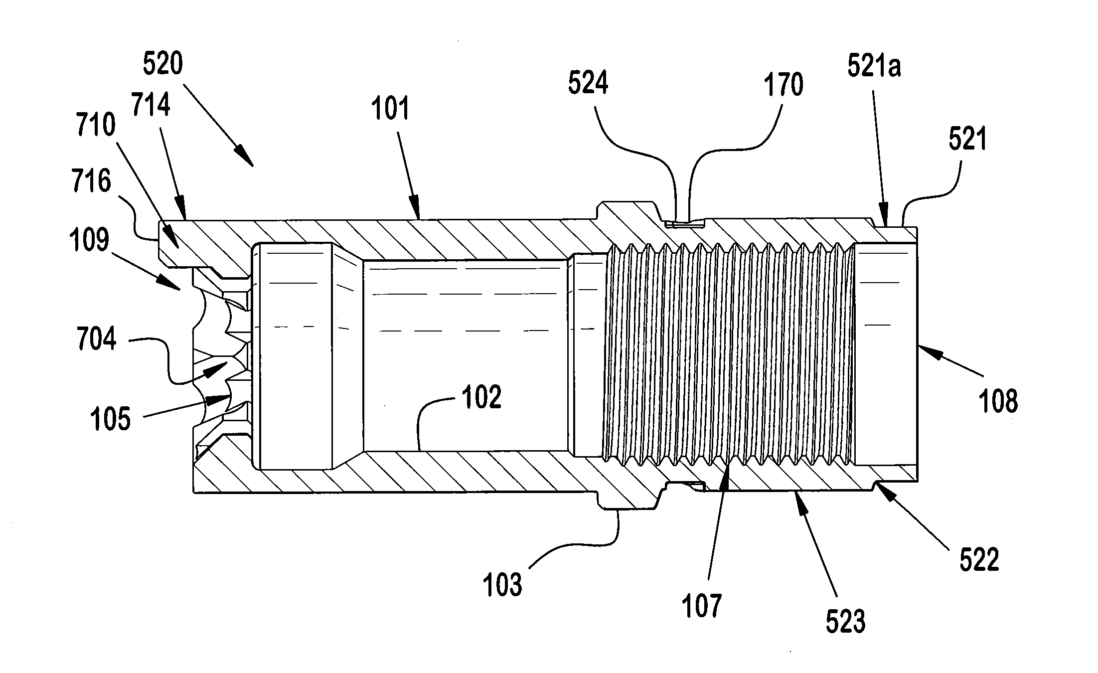 Firearm with quick coupling barrel interlock system