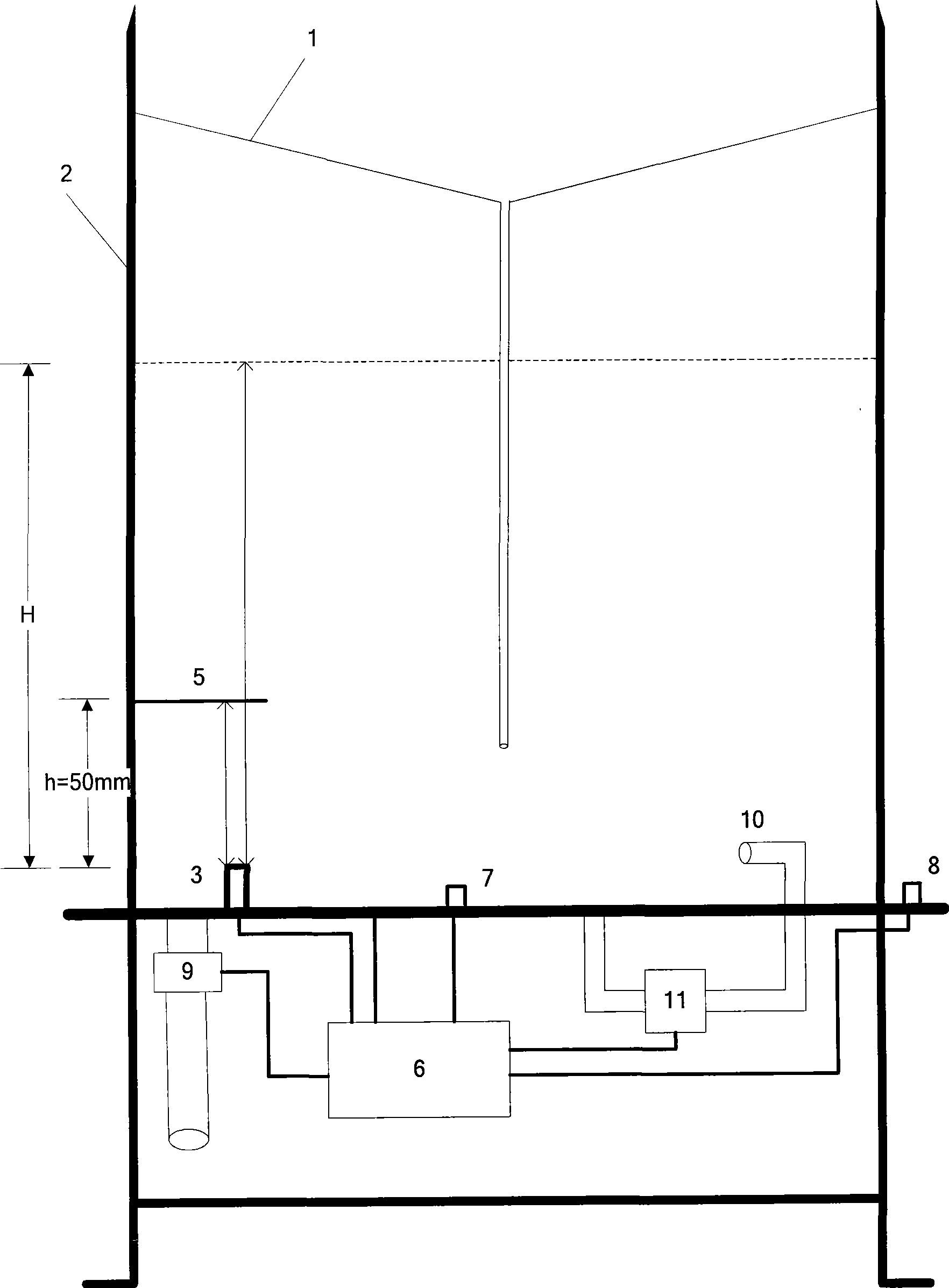 Ultrasonic self-calibration high-precision rain gauge