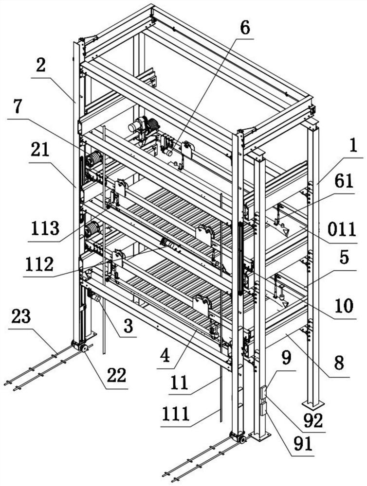 Dense parking equipment with various safety guarantees and parking method thereof