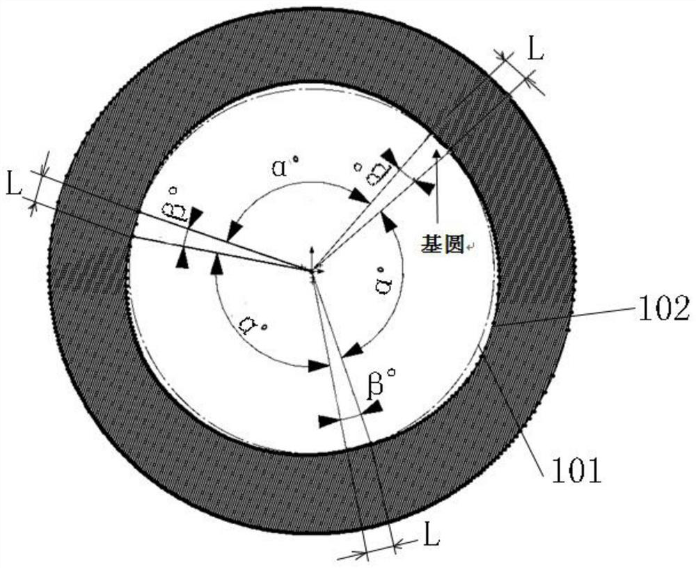 Processing and detection method for improving floating sleeve inner hole oil wedge detection efficiency