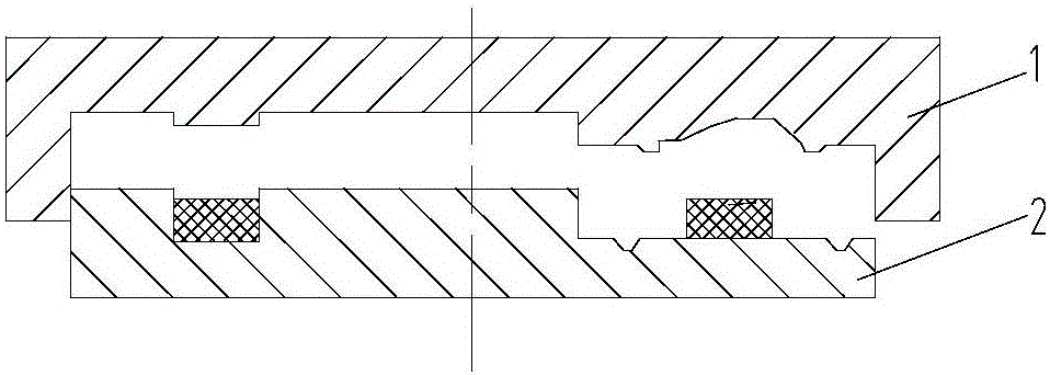 Disc type forge piece forging mold and forging method