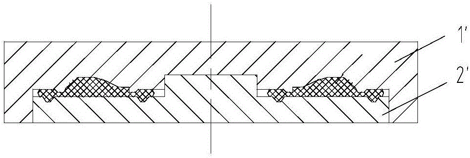 Disc type forge piece forging mold and forging method