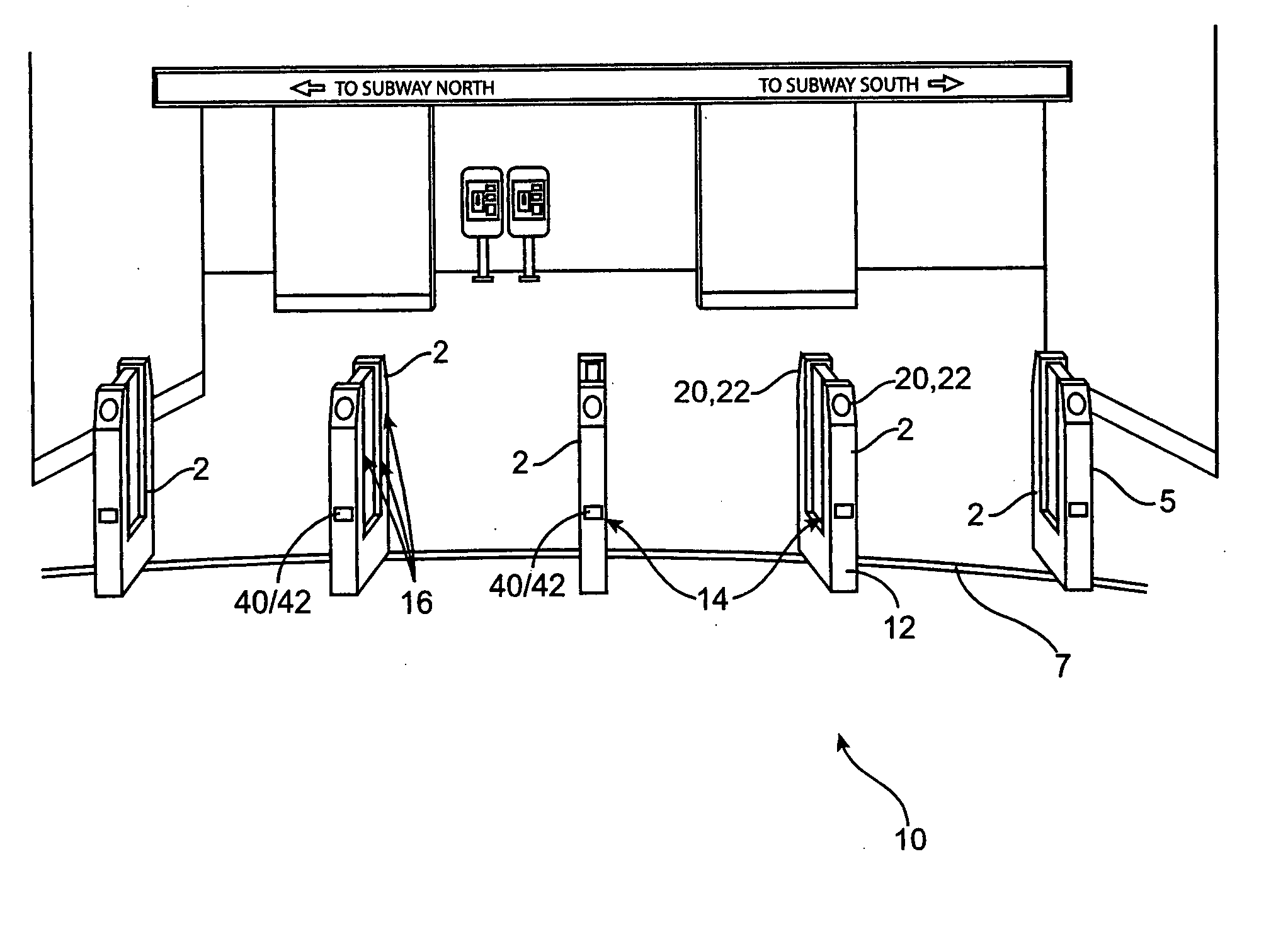 Virtual gate system