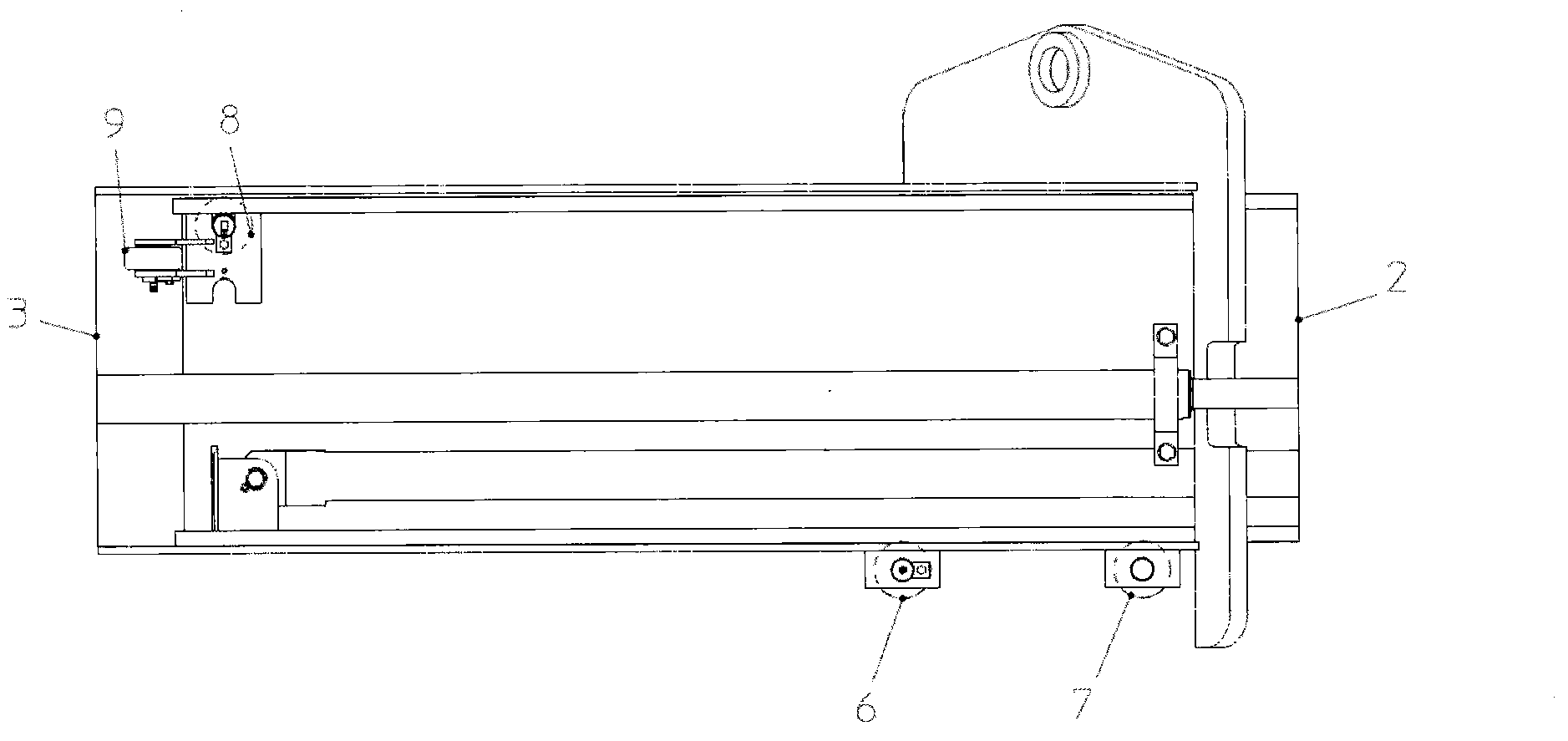 Telescopic supporting leg and application thereof