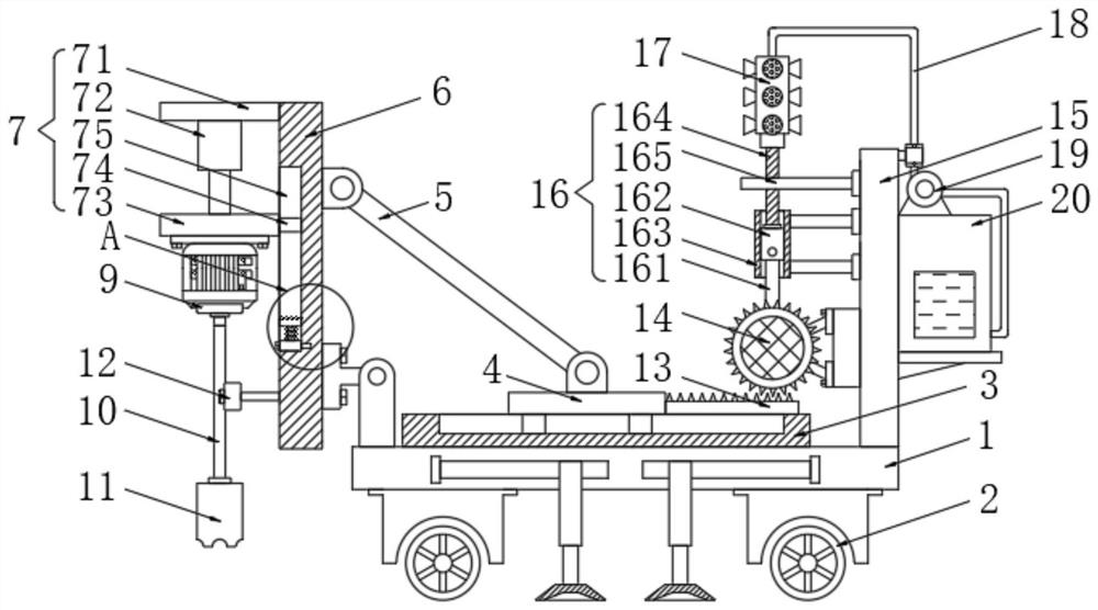 Stope drilling device and method for open-pit mining