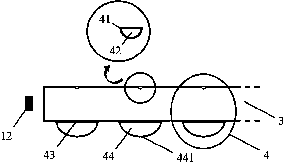 A light guide structure for realizing polarized collimated surface light source