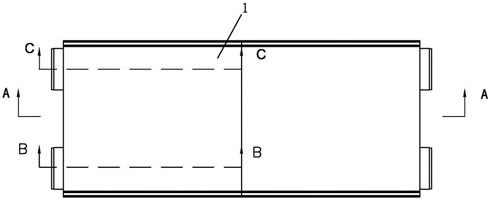 Total-heat fresh air exchanger capable of internally circulating to purify air