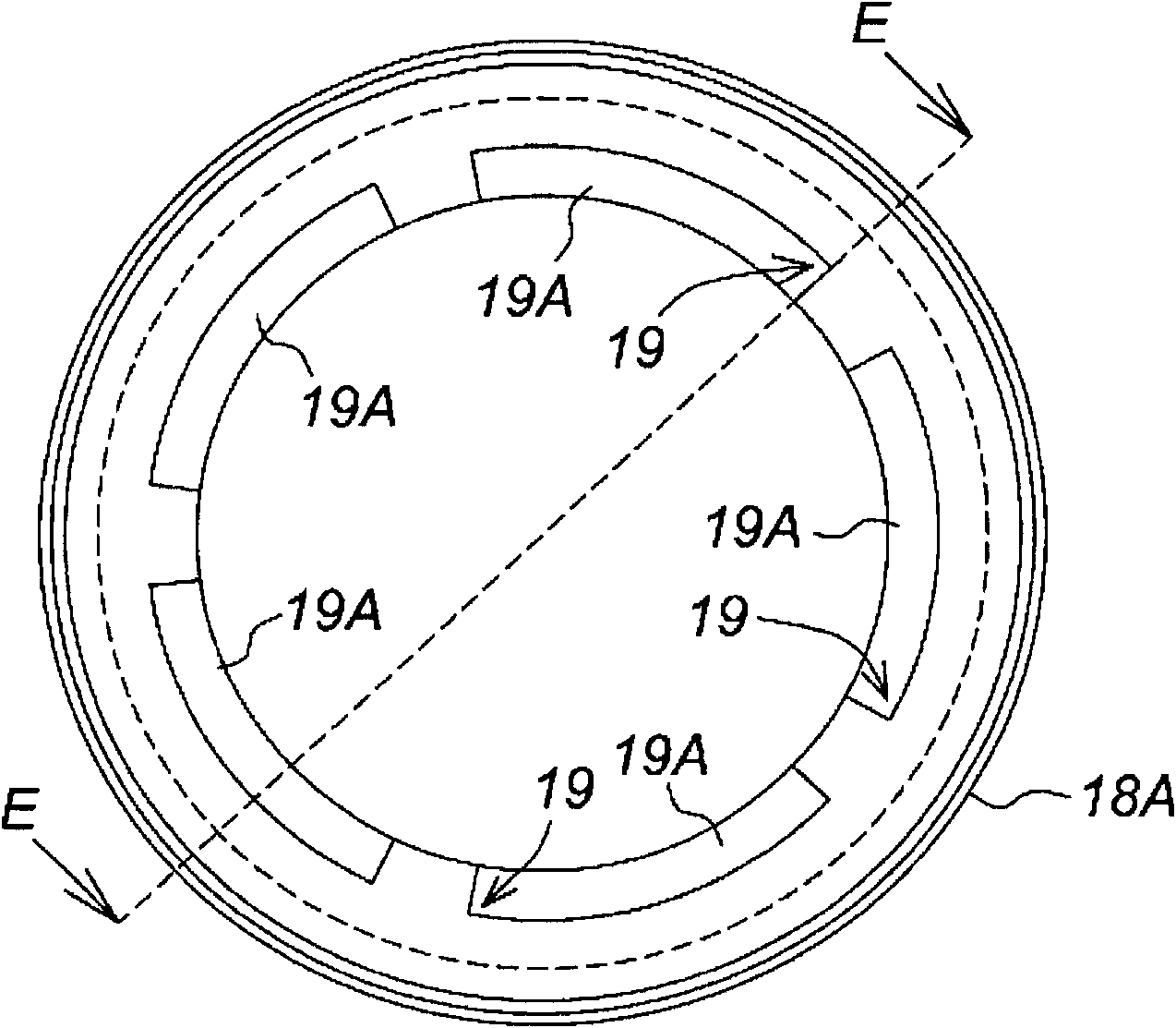 Cylindrical fixed member of thread-groove exhaust unit and vacuum pump using same