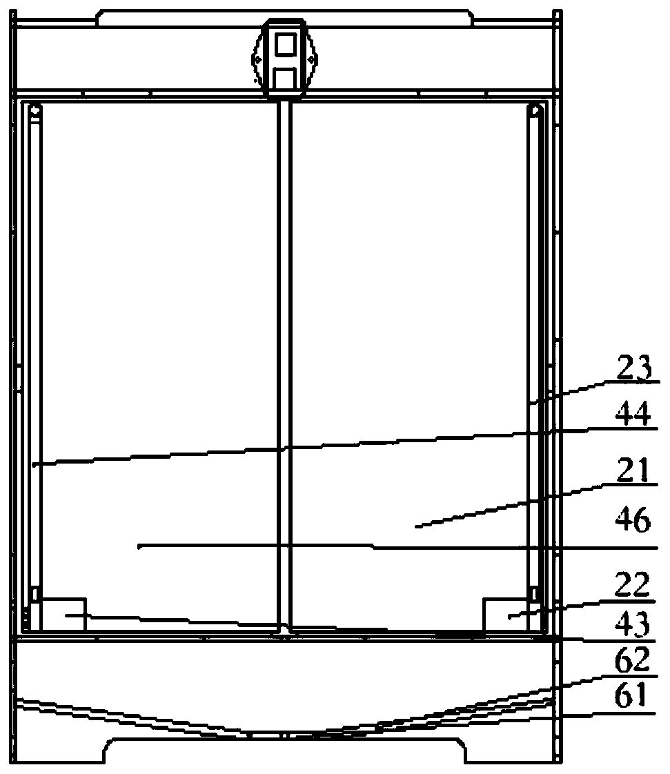 Automatic cleaning device for oil sample ferrography analysis glass test tube