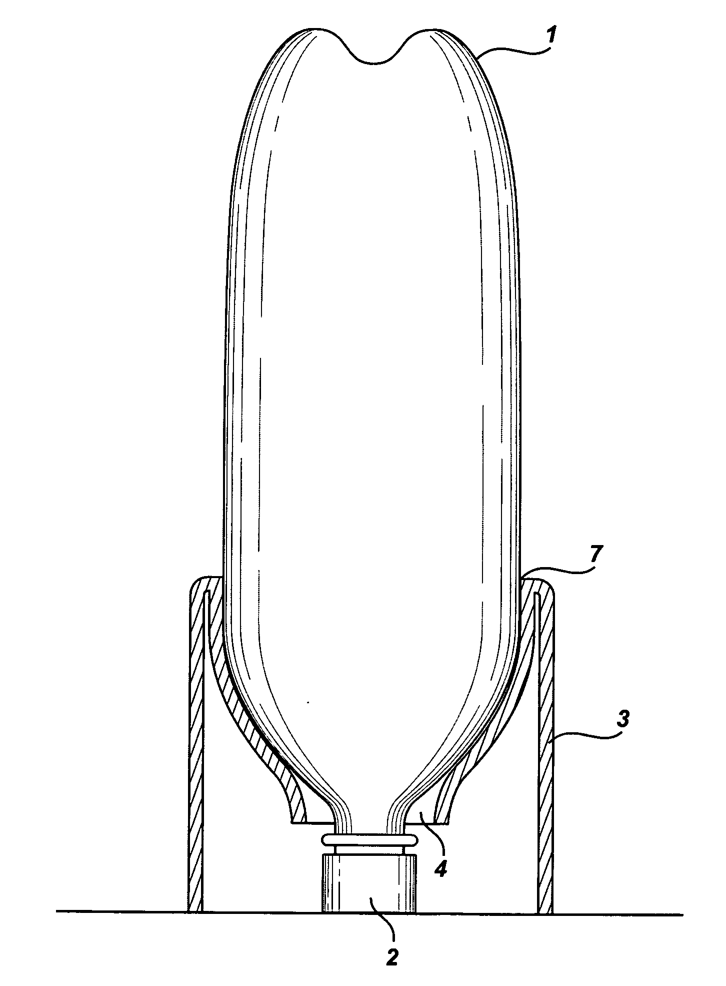 Holder for effervescent liquids