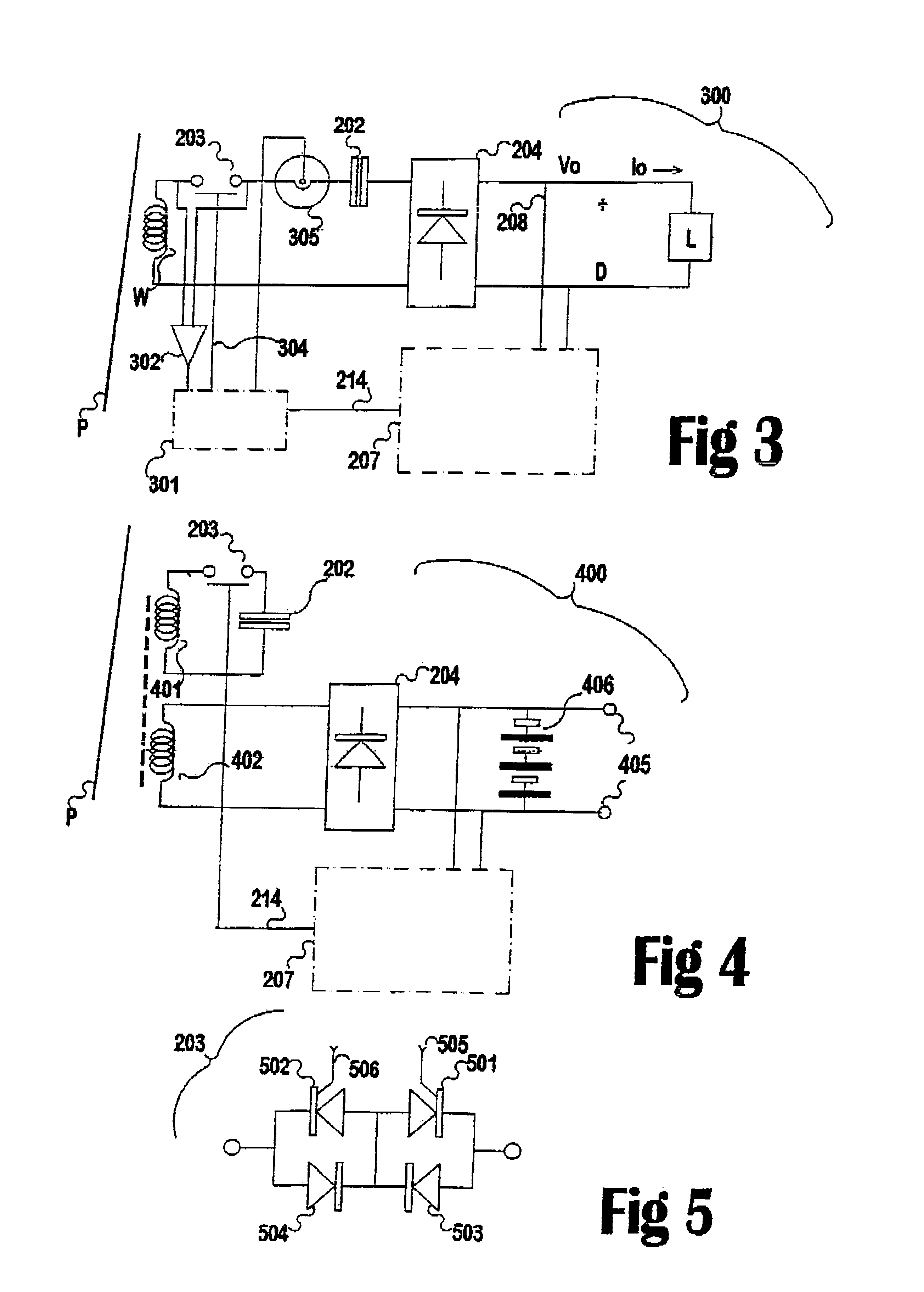 Control of series-resonant inductive pickups