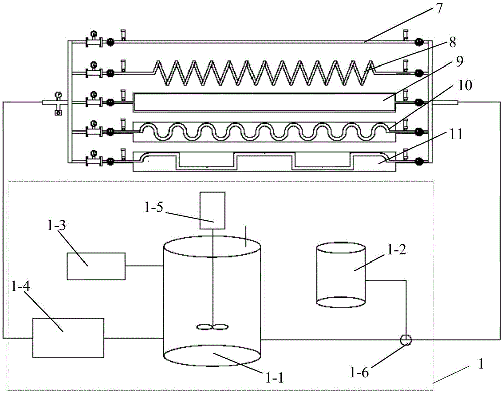 Fracturing fluid friction resistance testing device and method