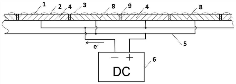 Super-hydrophobic surface gas film regulation and control device based on near-wall surface gas saturation regulation