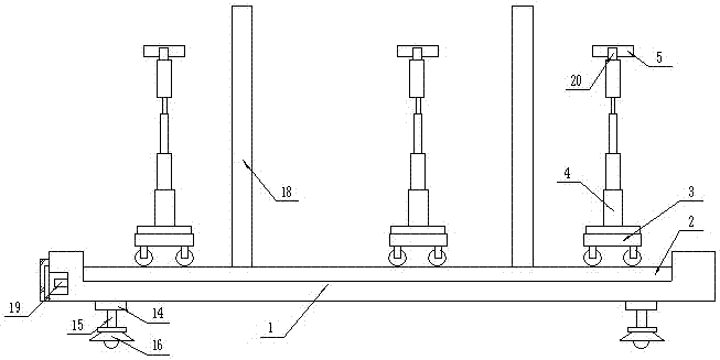 Safe glass transportation device for building construction