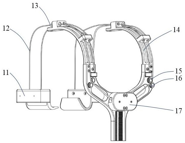 Exoskeleton power-assisted robot for material carrying