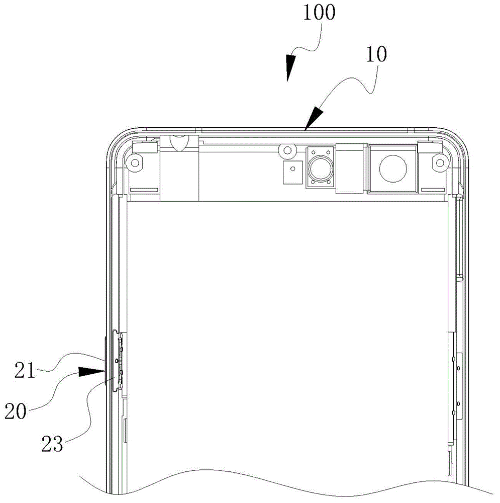 Electronic device and key mounting structure