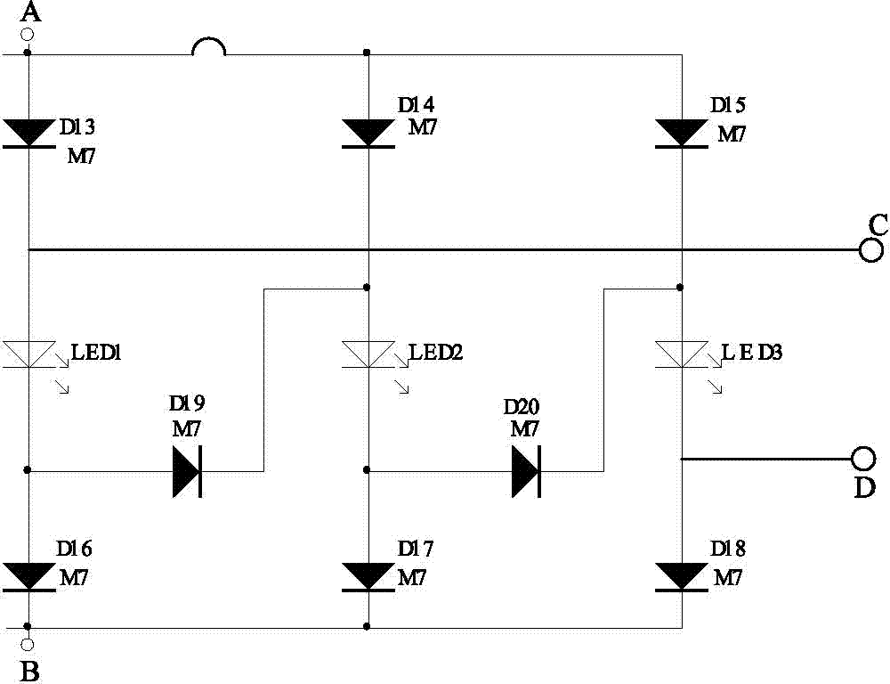 Electronic ballast based LED lamp tube