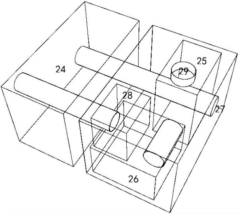 Fresh air integrated machine integrating multiple functions of air treatment, energy recovery and oxygenation