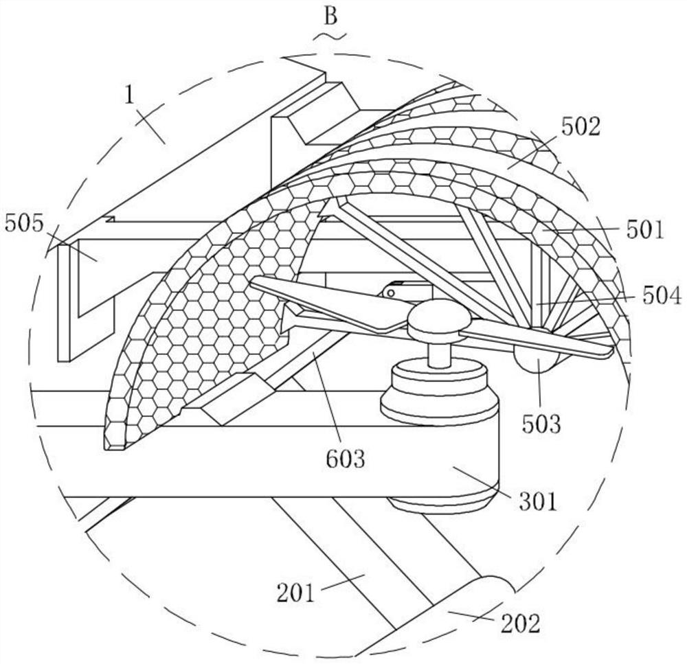 Symmetrical sliding type multifunctional protective cover for large unmanned aerial vehicle