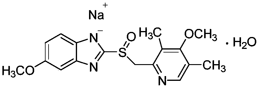 Omeprazole sodium for injection, preparation method and application of omeprazole sodium for prevention of aspiration pneumonitis caused by regurgitation of gastric juice in adaptation disease