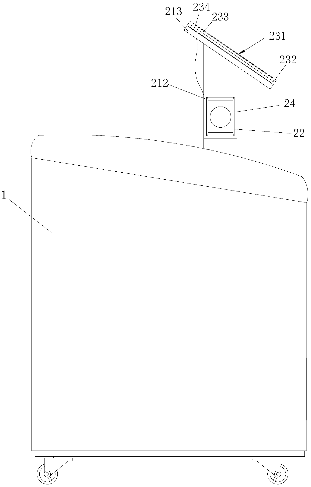 Horizontal refrigeration equipment and purchase-sale-stock management and use method thereof