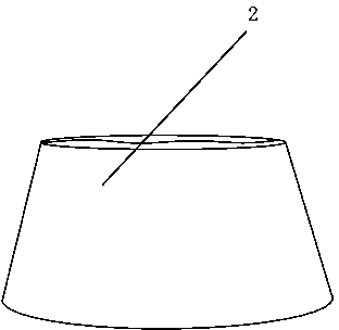 Water distribution device in water cold accumulation system