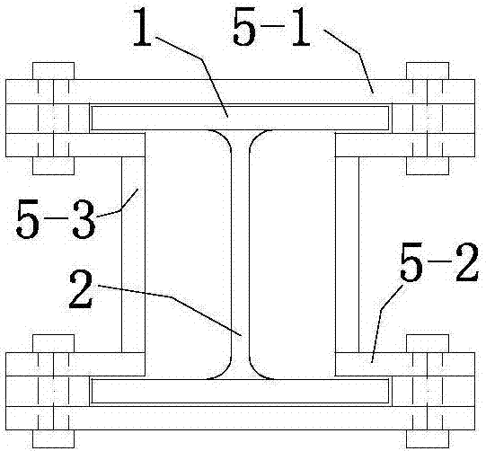 Dual-core visual inspection buckling restraint support