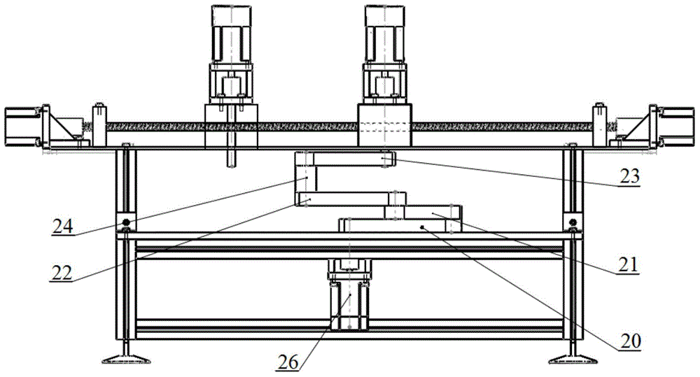 Combination-drive reconfigurable five-rod mechanism experiment table