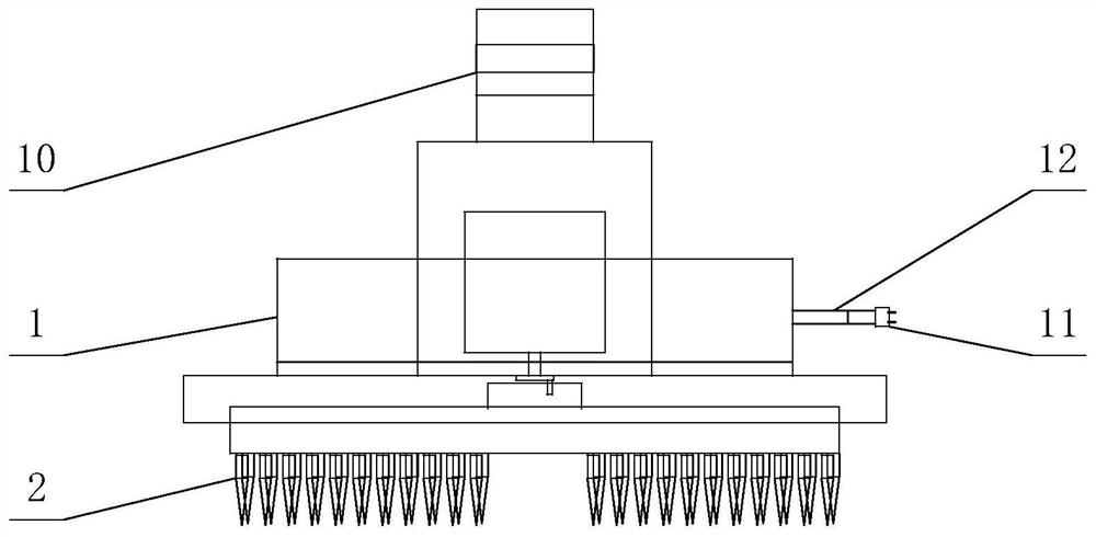 High-frequency vibration blackboard eraser and controlling method thereof