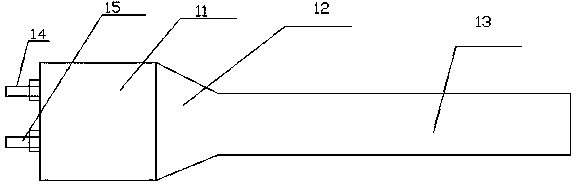 Radial rotary forging precision forging process and radial rotary forging device for shaft part blind hole