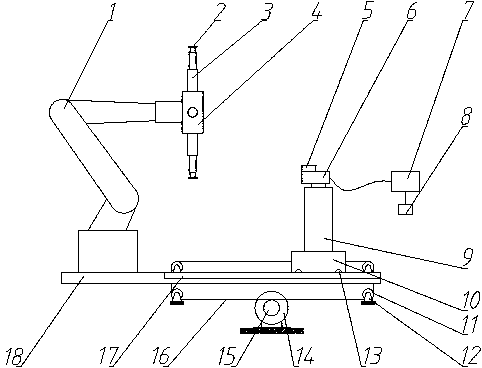 Antirust tyre printing detection device based on computer