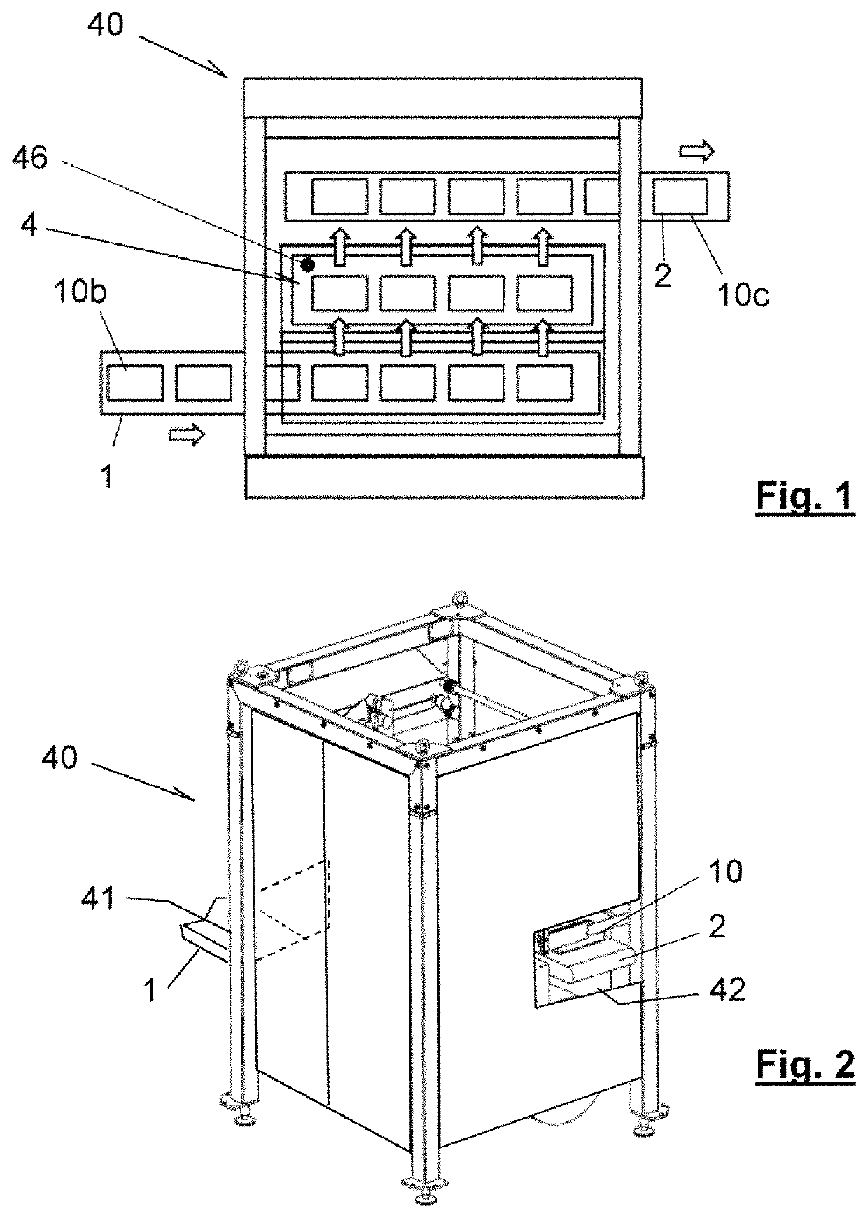 Work station for a packaging line and a packaging line comprising at least two of said work stations