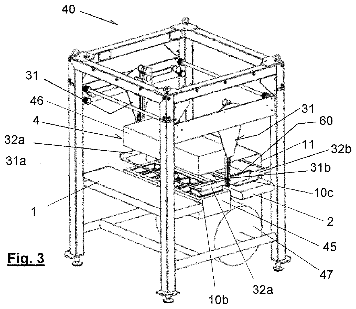 Work station for a packaging line and a packaging line comprising at least two of said work stations