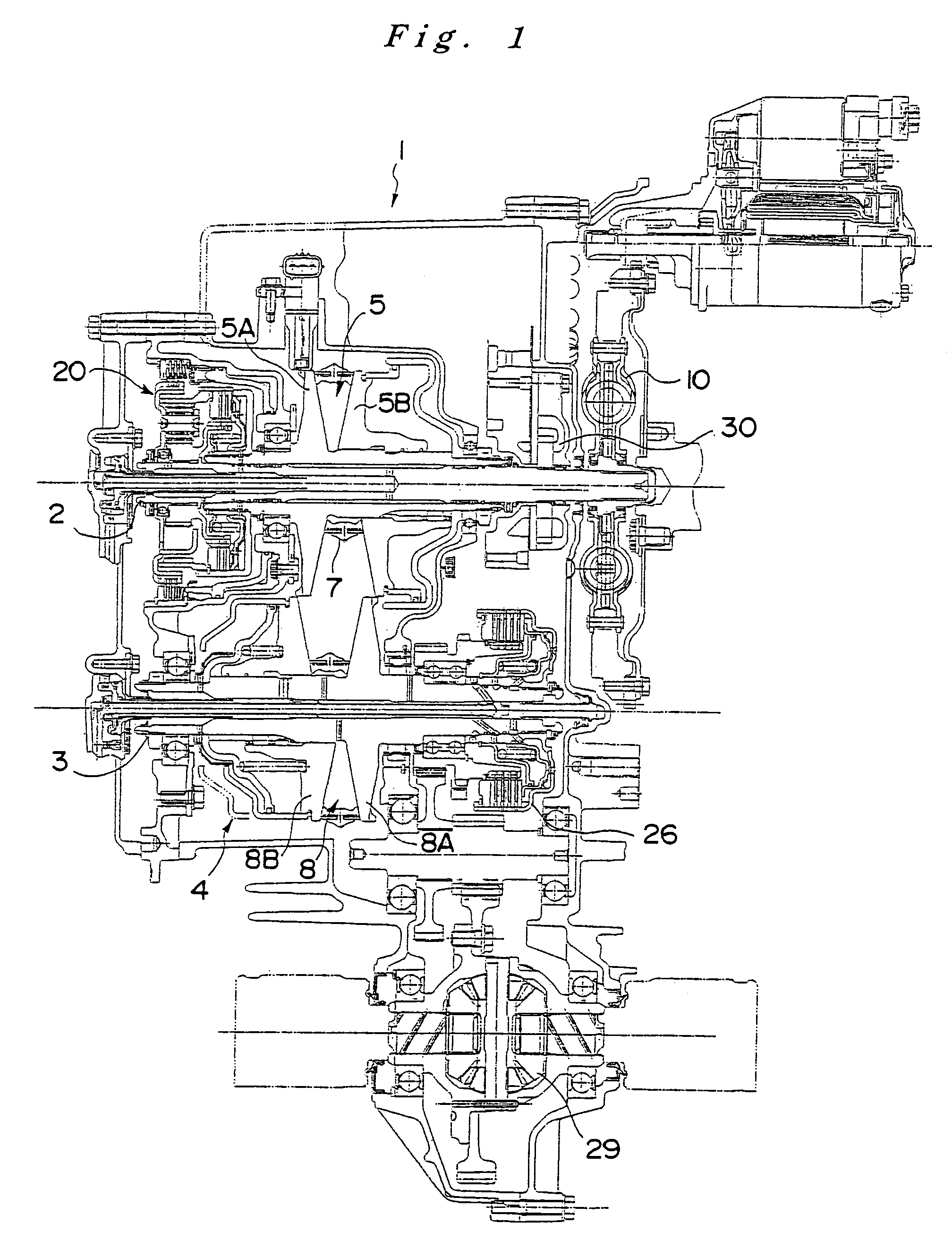 Belt type continuously variable transmission