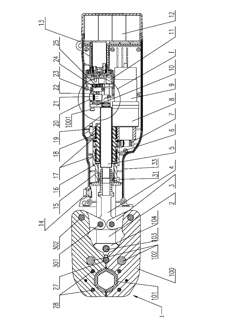 Portable electric pincers