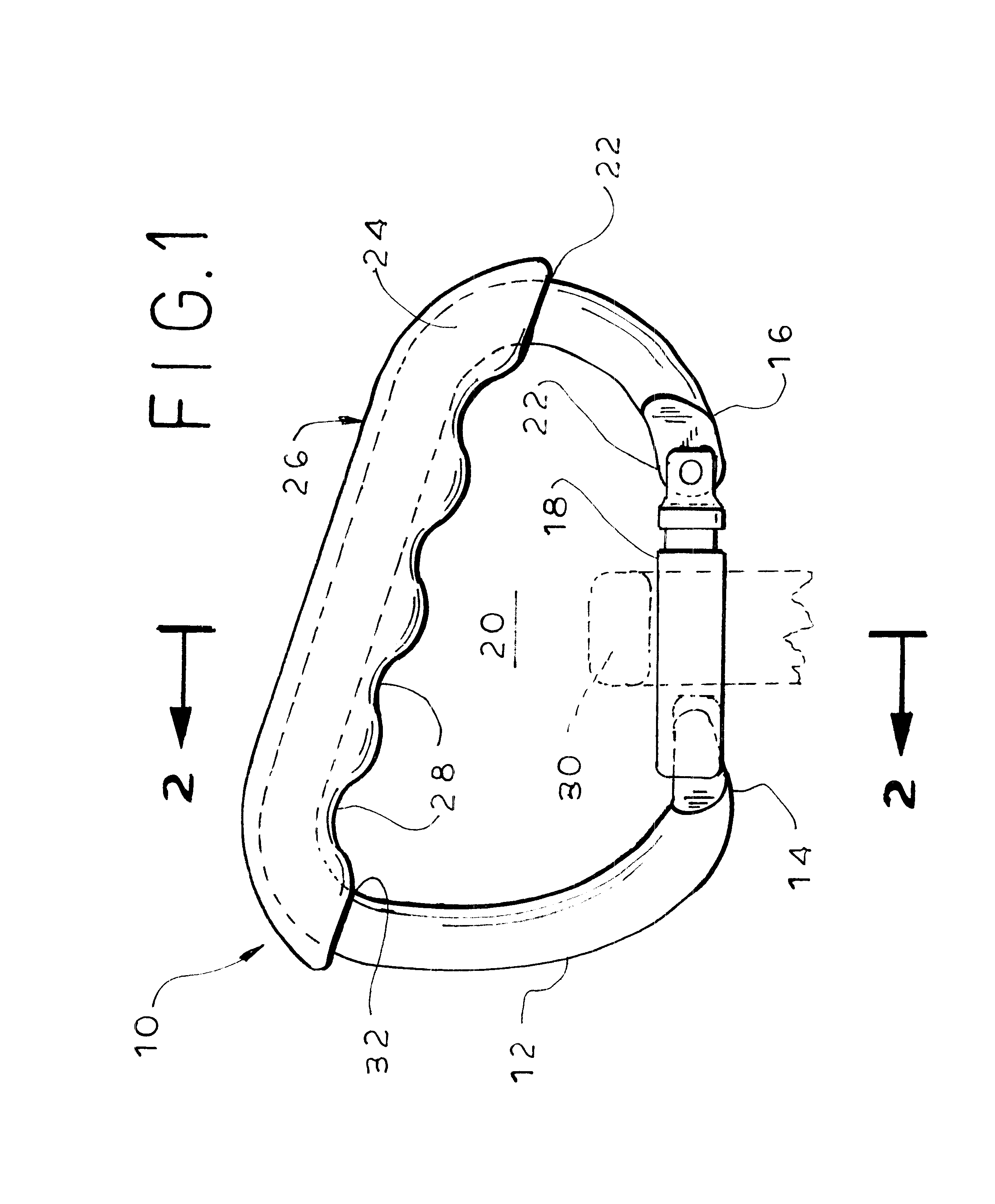 Handle with grip for comfortably holding articles by hand