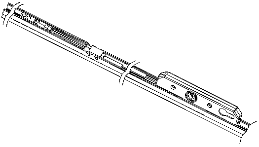 Lift-and-slide door lock driver with opening and closing force self-adjusting function