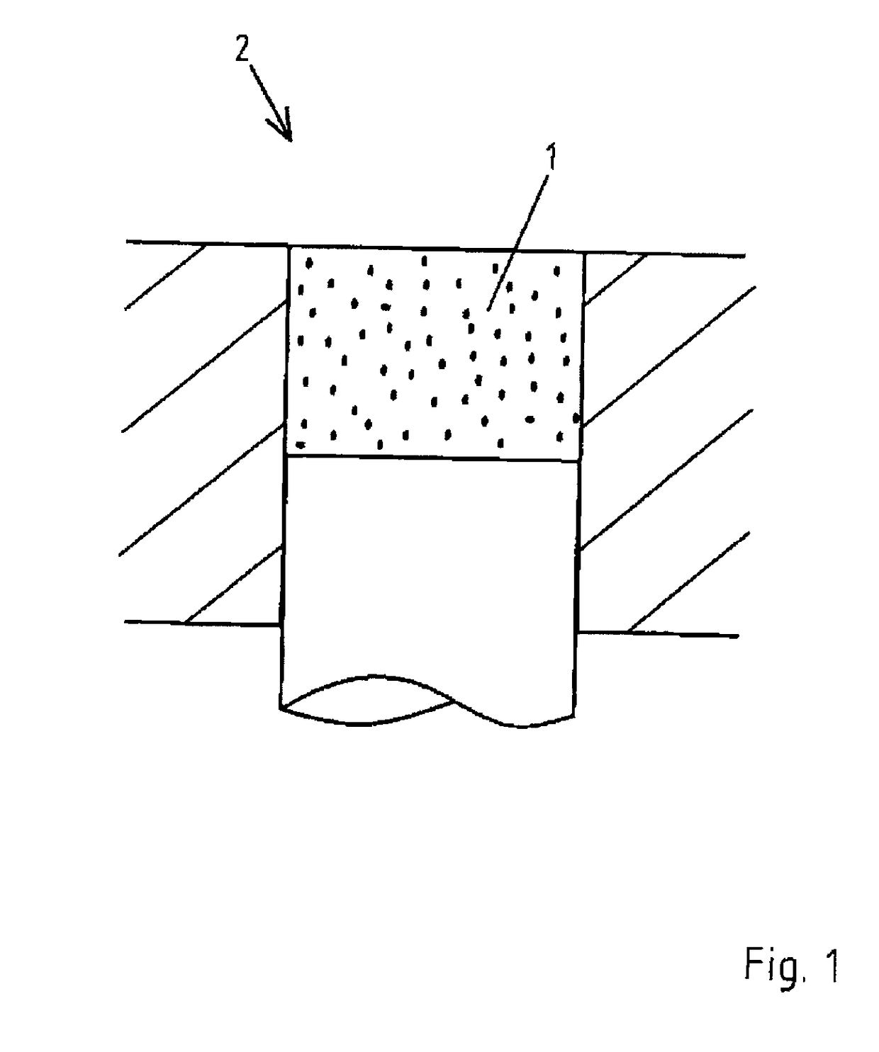 Method to manufacture a colored blank, and blank