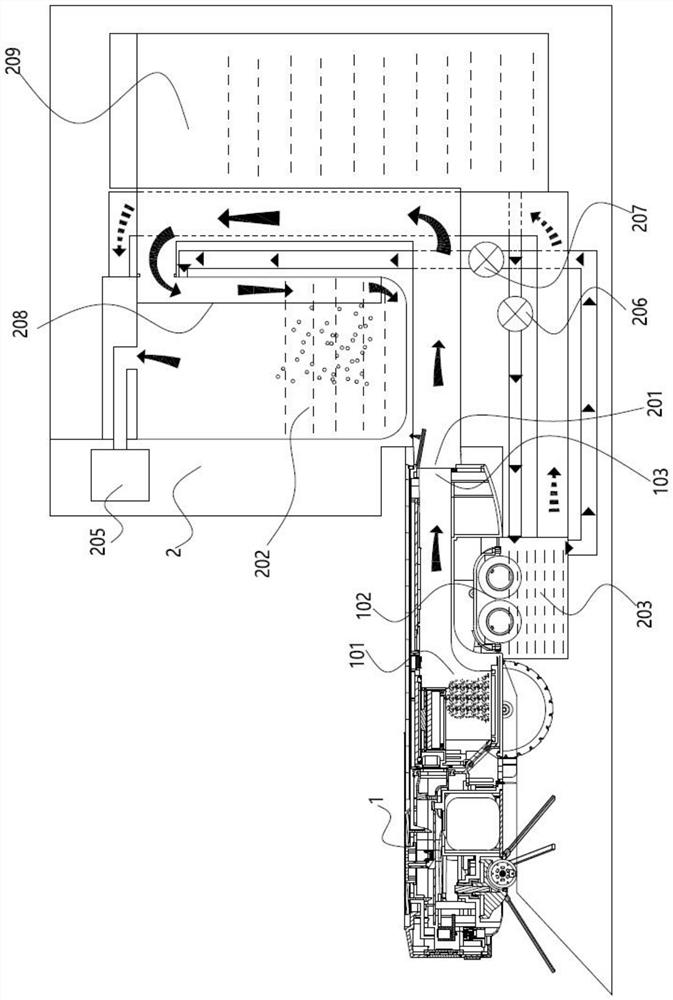 Control method of cleaning robot system