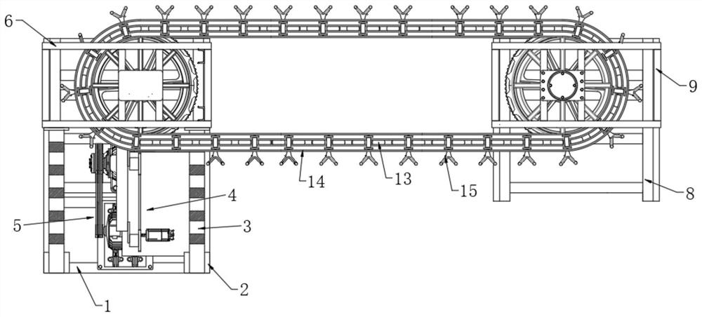 Hollow stabilizer bar conveying system