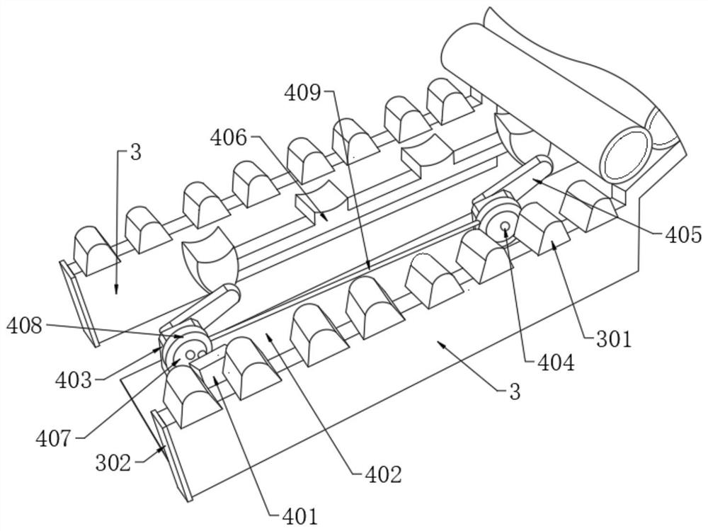 Hollow stabilizer bar conveying system