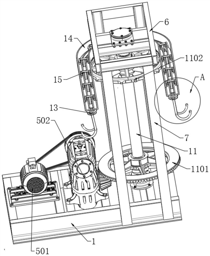 Hollow stabilizer bar conveying system