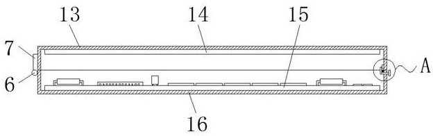 A detection device for chemical waste gas