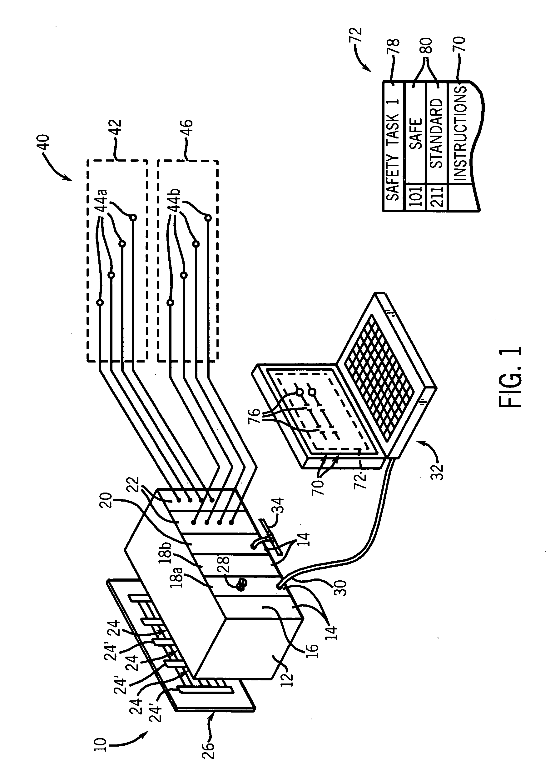 Safety controller providing for execution of standard and safety control programs