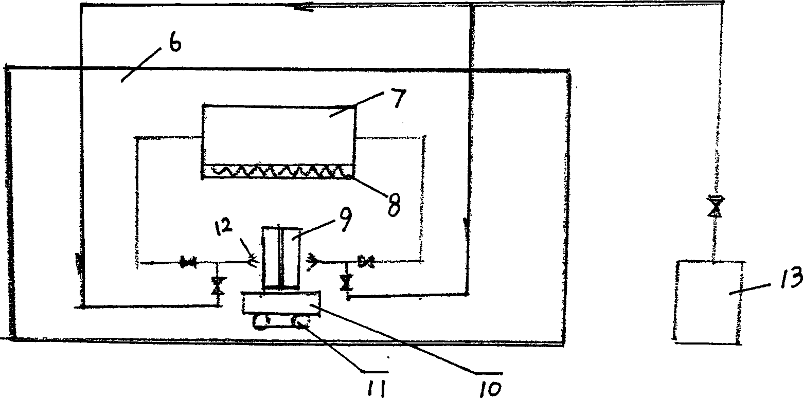 Method and equipment for producing art veins cleavage tile