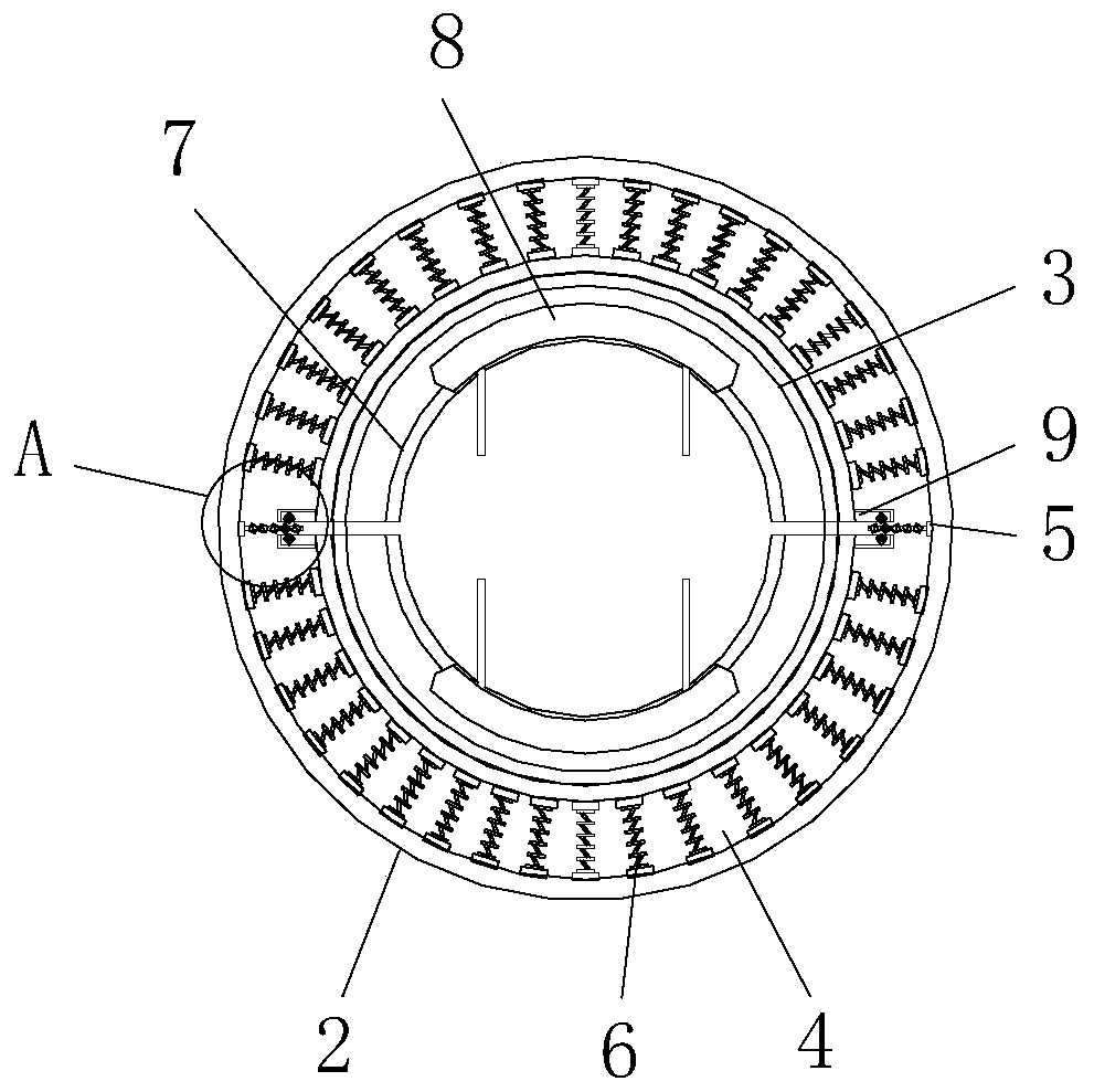 Thread guide channel for knitting machinery