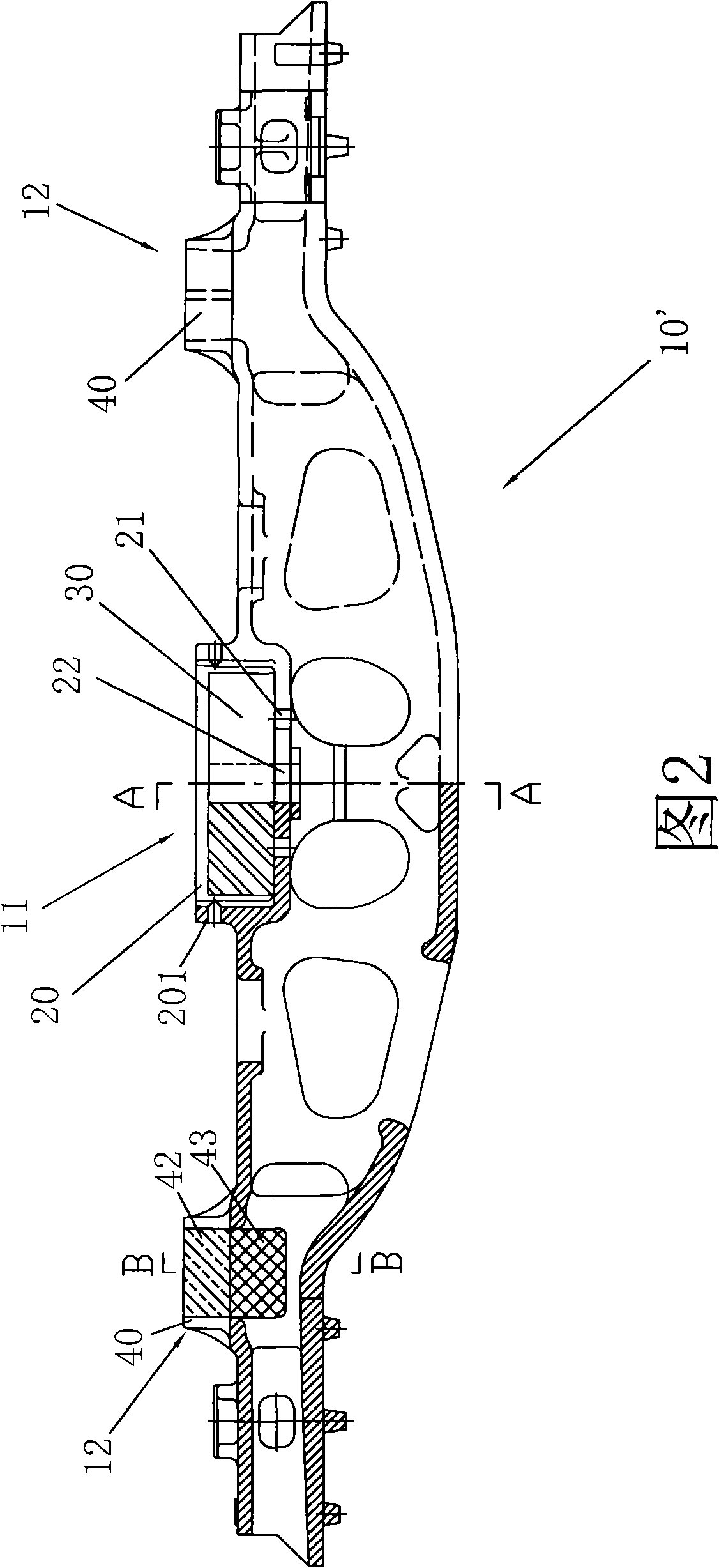 Swing bolster load test structure